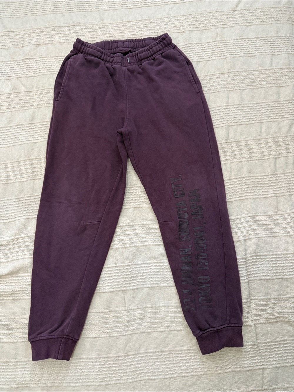 Zara Plum Purple Kids Jogger Sweatpants